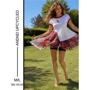 ✨ Shuggie Fierce One-of-a-Kind Hot Dog on a Stick Upcycled Babydoll XS-M NWT ✨